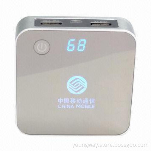 Power Bank, 8,400mAh Capacity, Sized 73 x 73 x 22mm
